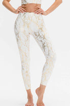 Animal Print Capri Length Sport Leggings