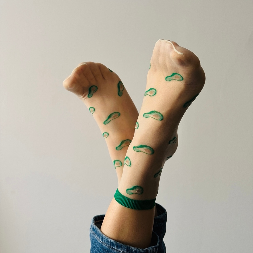 Avocados Fruit Socks