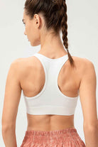 Zip-Up Sports Bra
