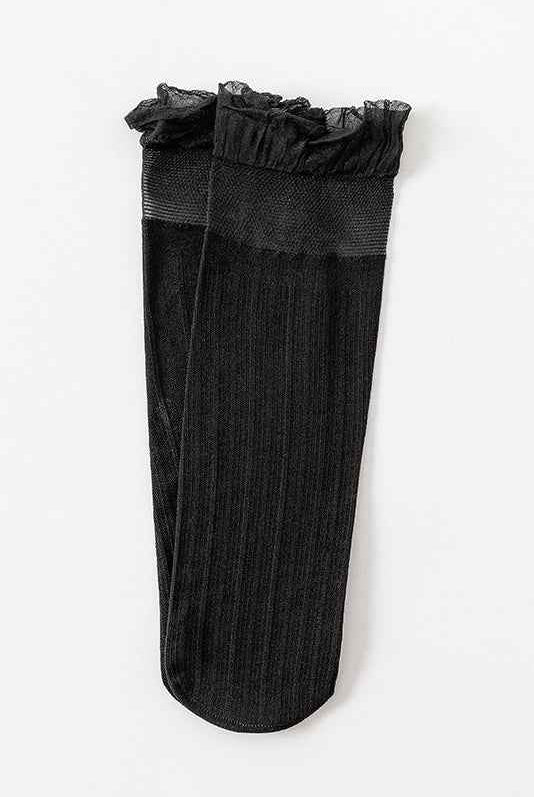3-Pack Sheer Ruffle Tulle Sock