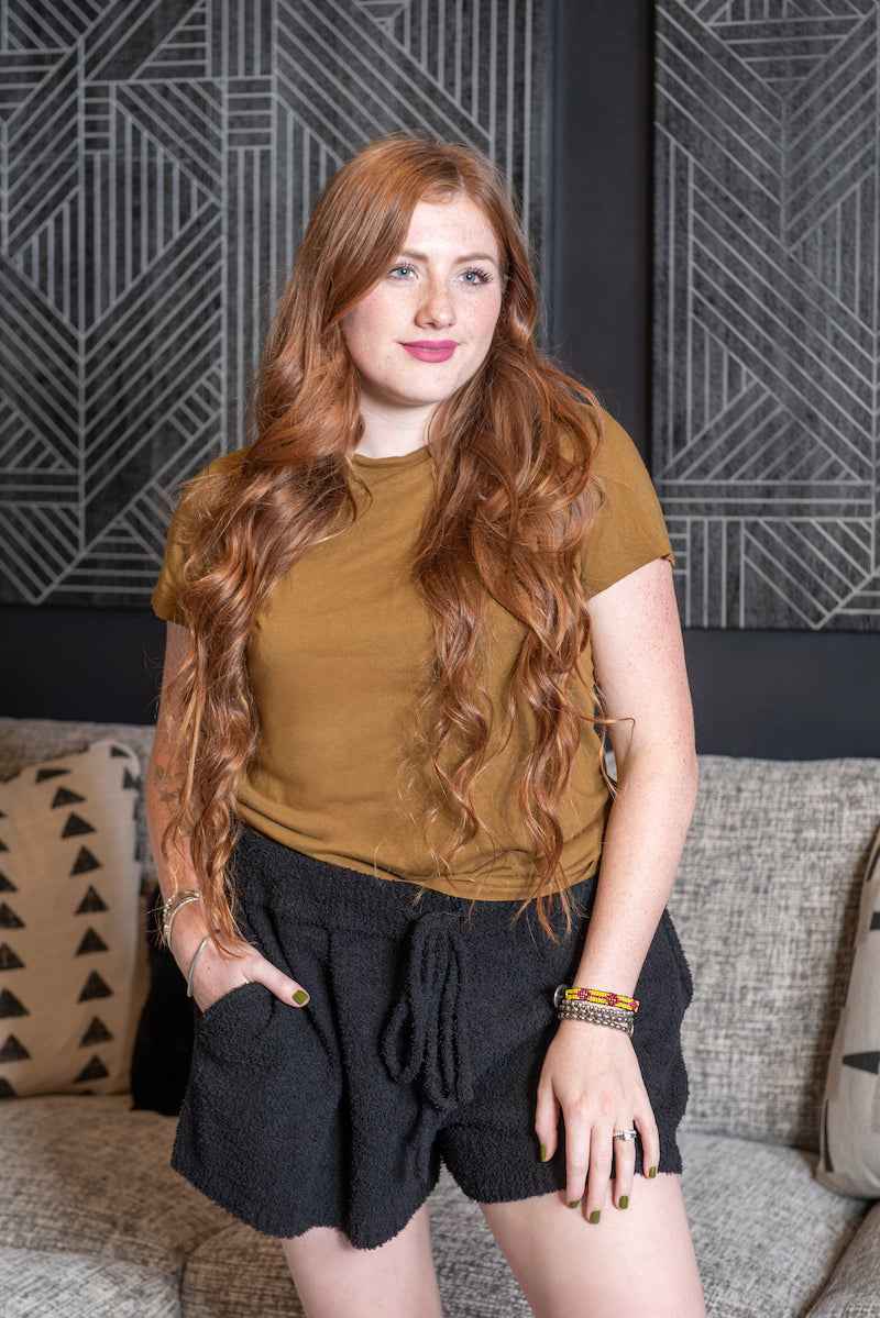 Fuzzy Lounging Shorts