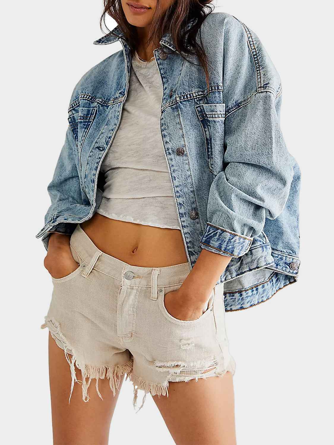 Long Sleeve Denim Jacket