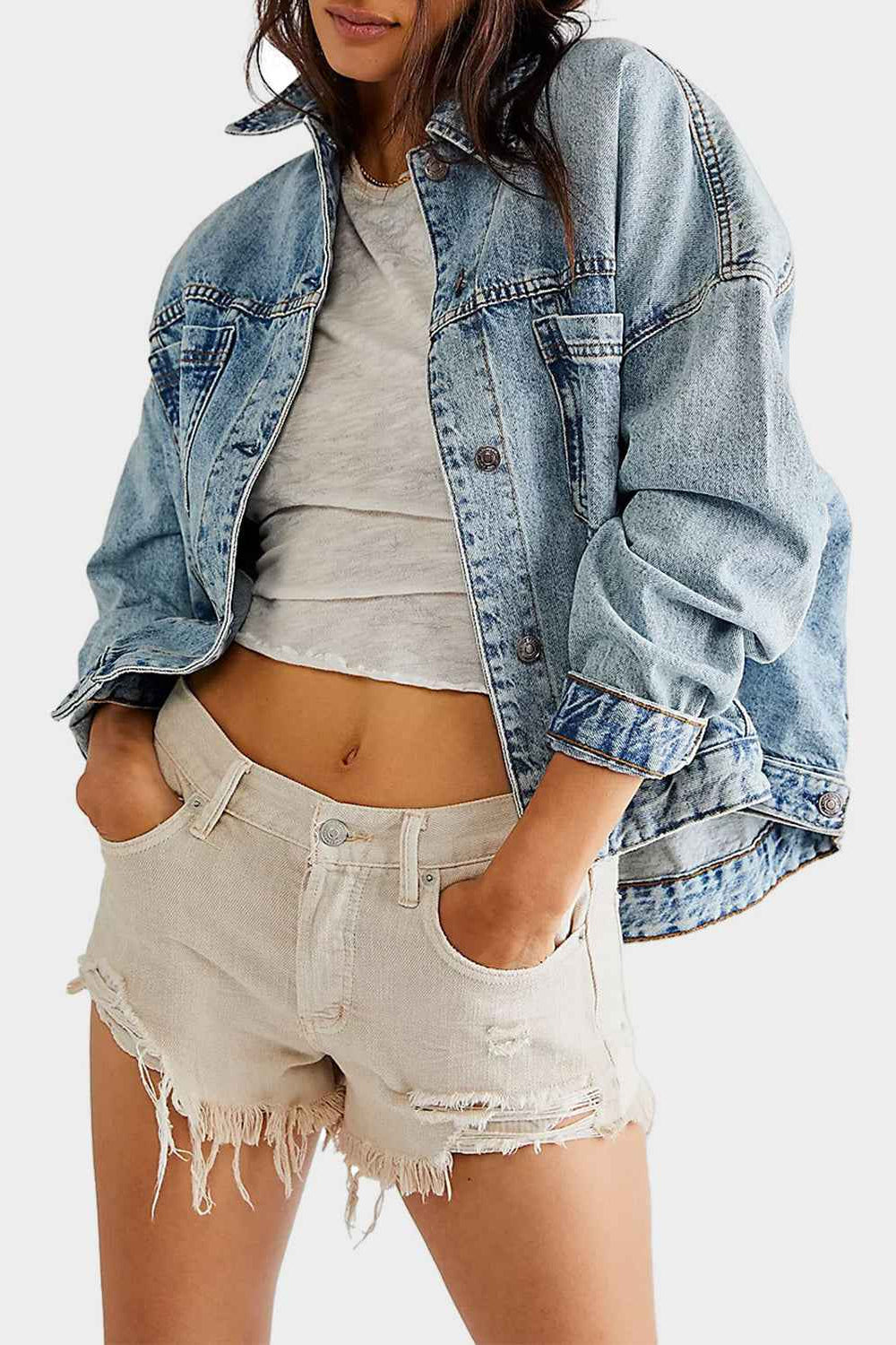 Long Sleeve Denim Jacket