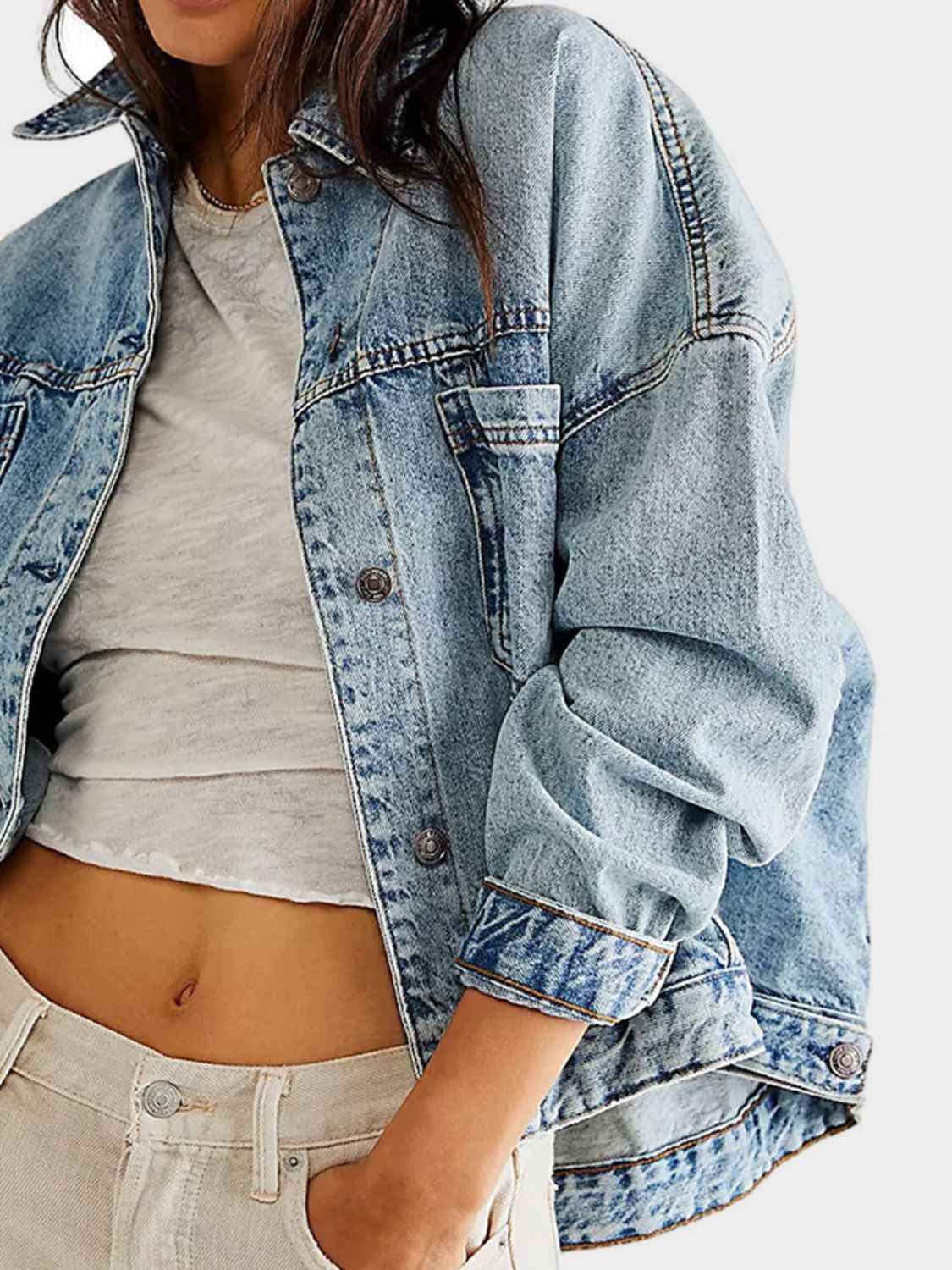 Long Sleeve Denim Jacket