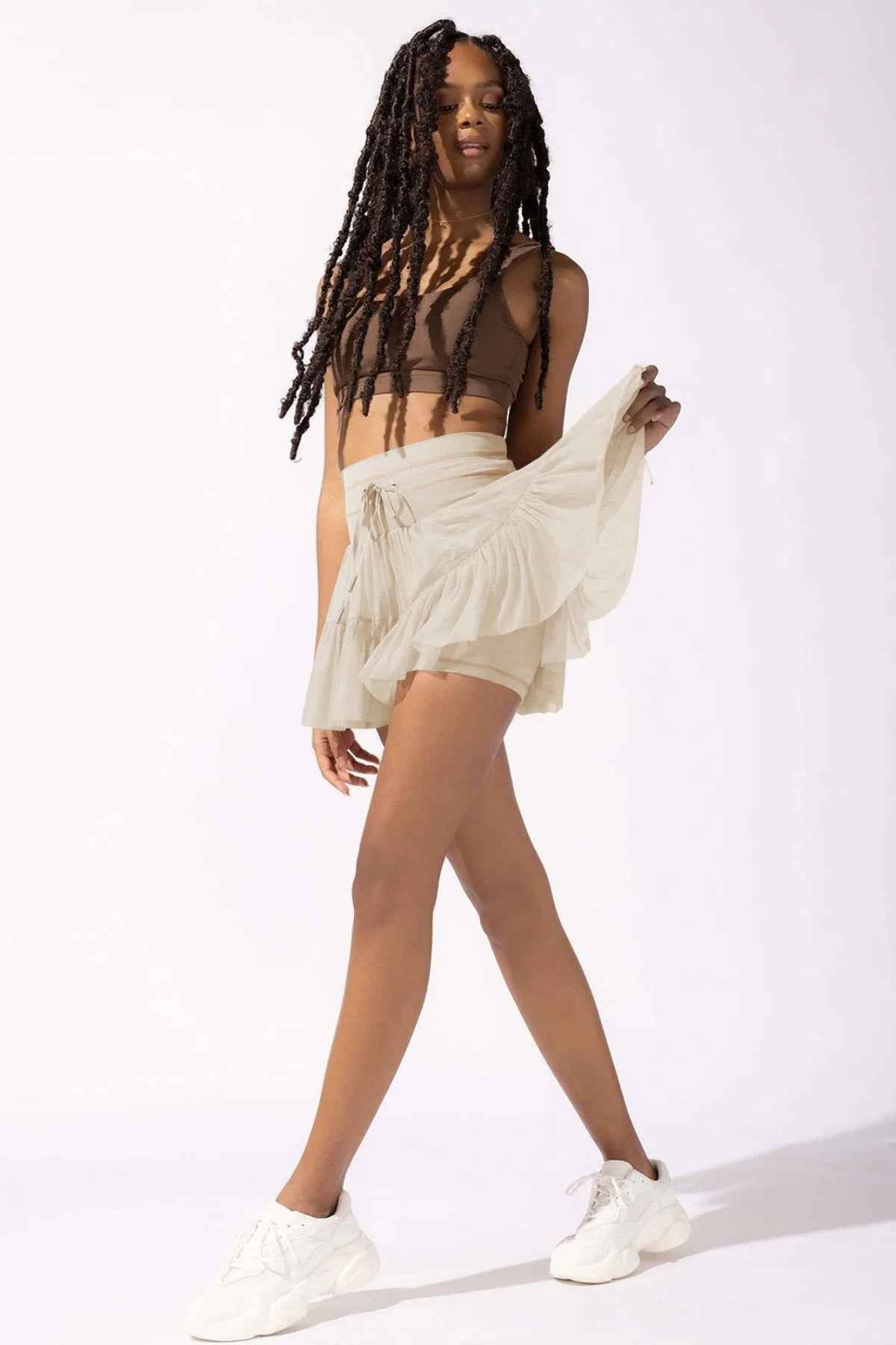 High Waist Skort with Pockets