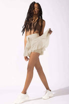 High Waist Skort with Pockets