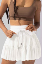 High Waist Skort with Pockets