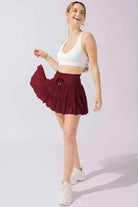 High Waist Skort with Pockets