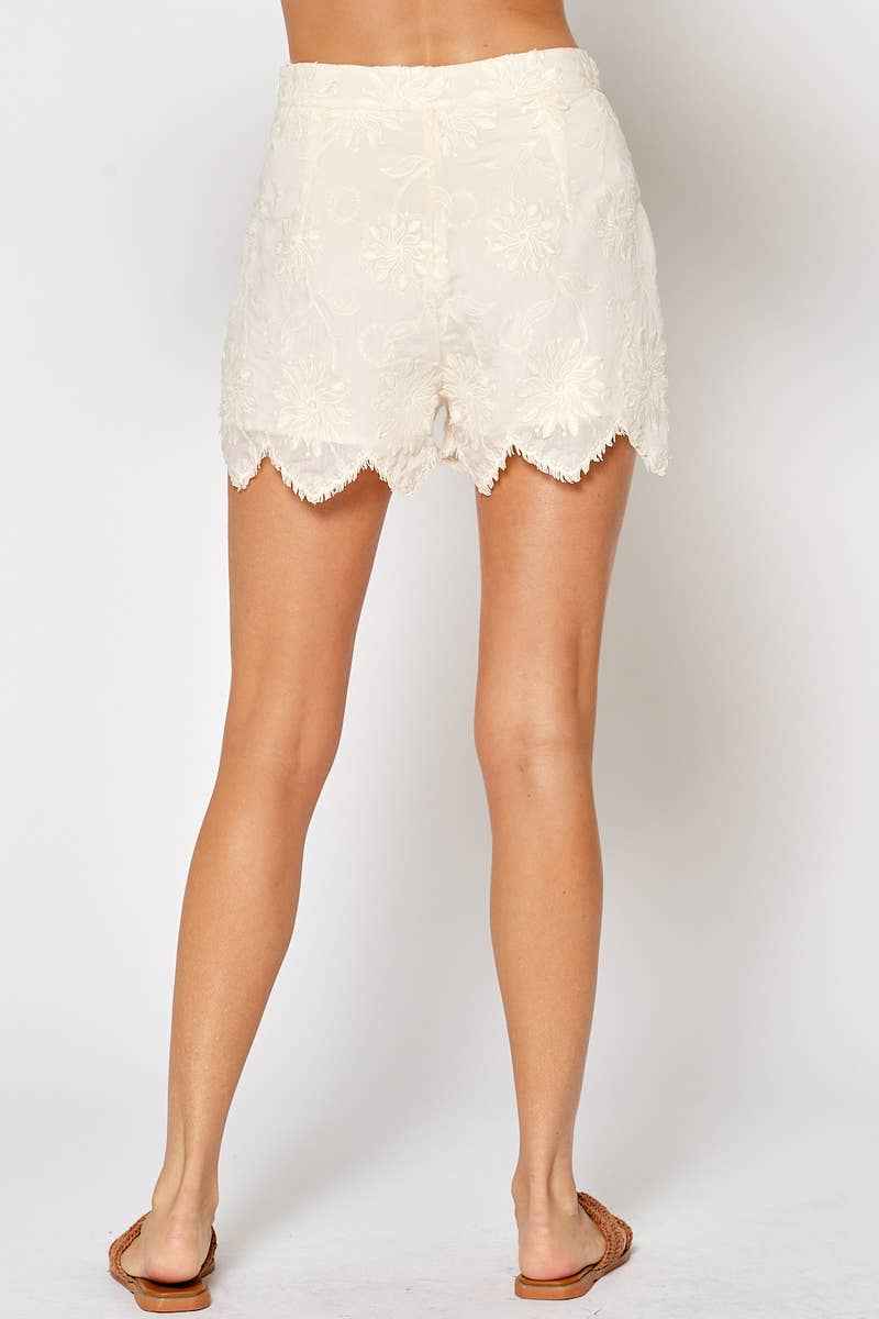 Crochet Detail Shorts