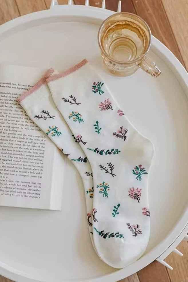 3-Pack Bouquet Flower Crew Sock
