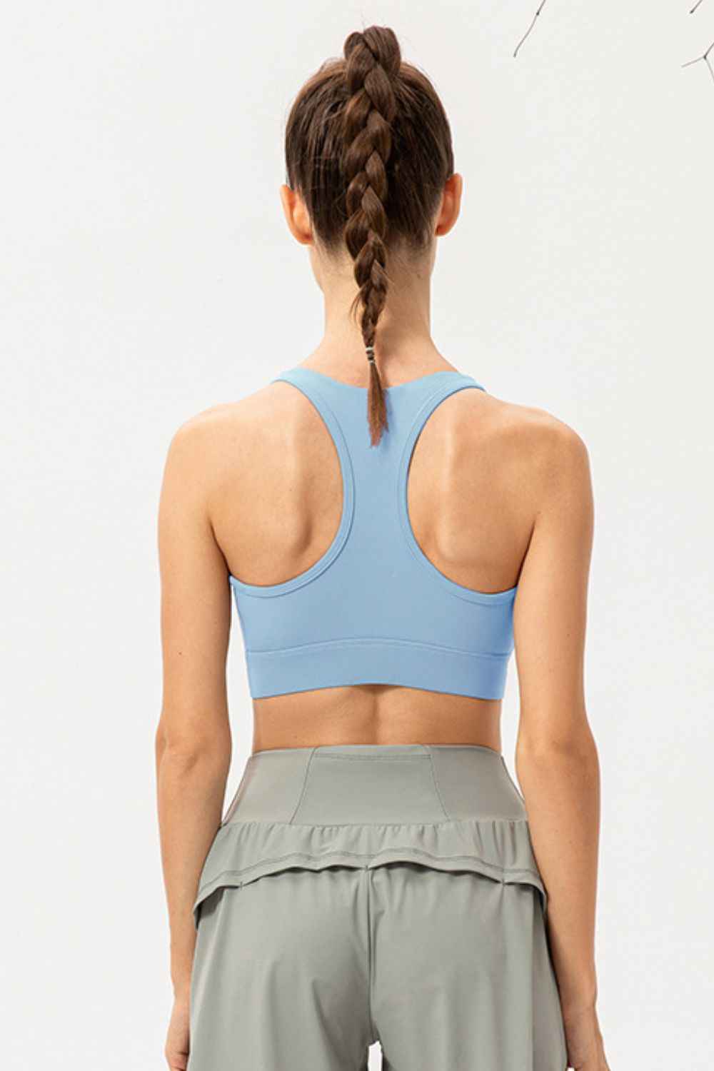 Zip-Up Sports Bra