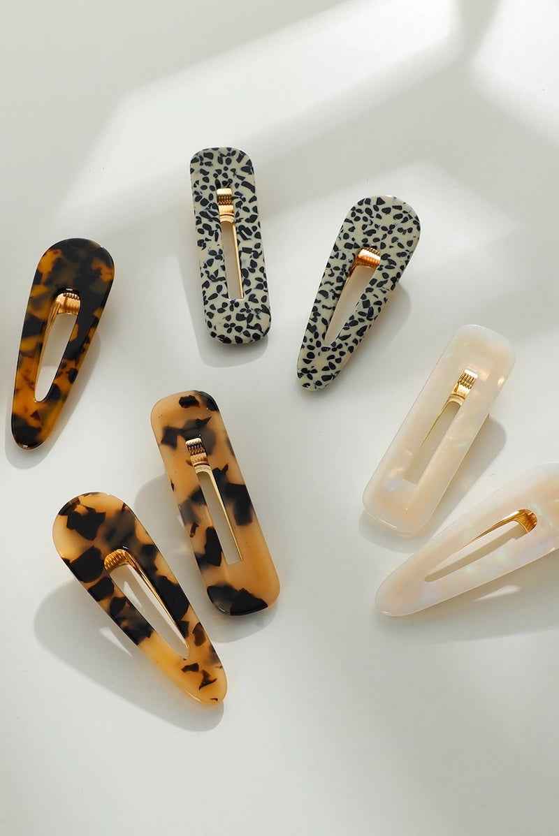 Gemma Printed Eco-Friendly Hair Clip 2-Pack