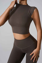 Mock Neck Active Tank