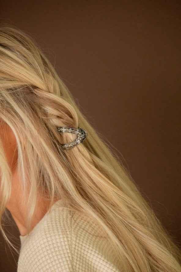 Gunmetal Claw Clip