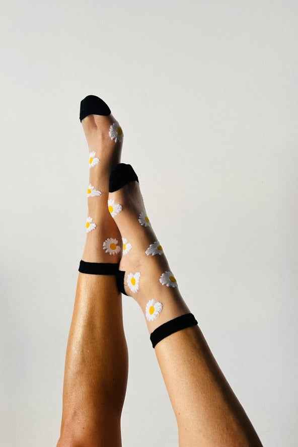 Flora Daisy Sheer Sock