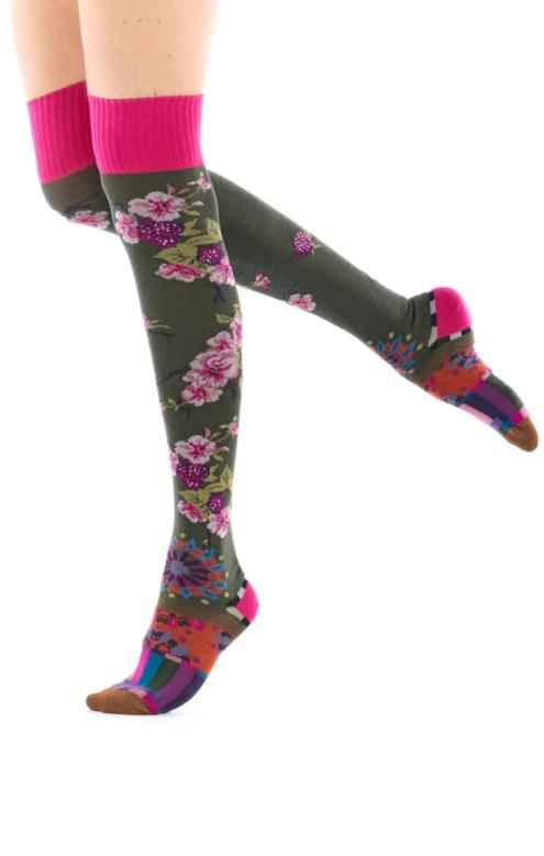 Rubus Thigh High Socks