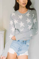 Cropped Stars Sweater