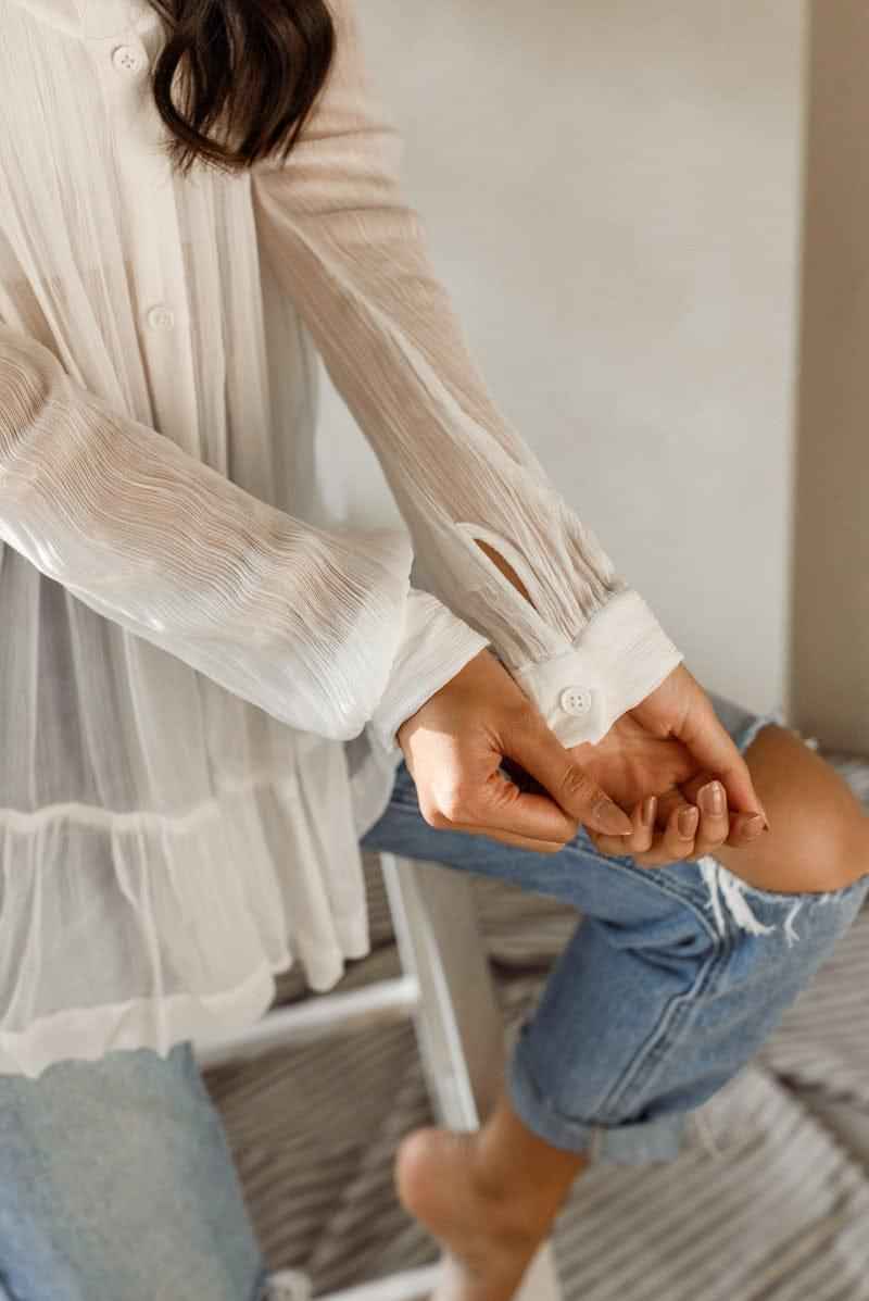 Flowy Button-Up Shirt