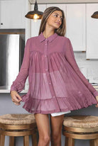 Flowy Button-Up Shirt