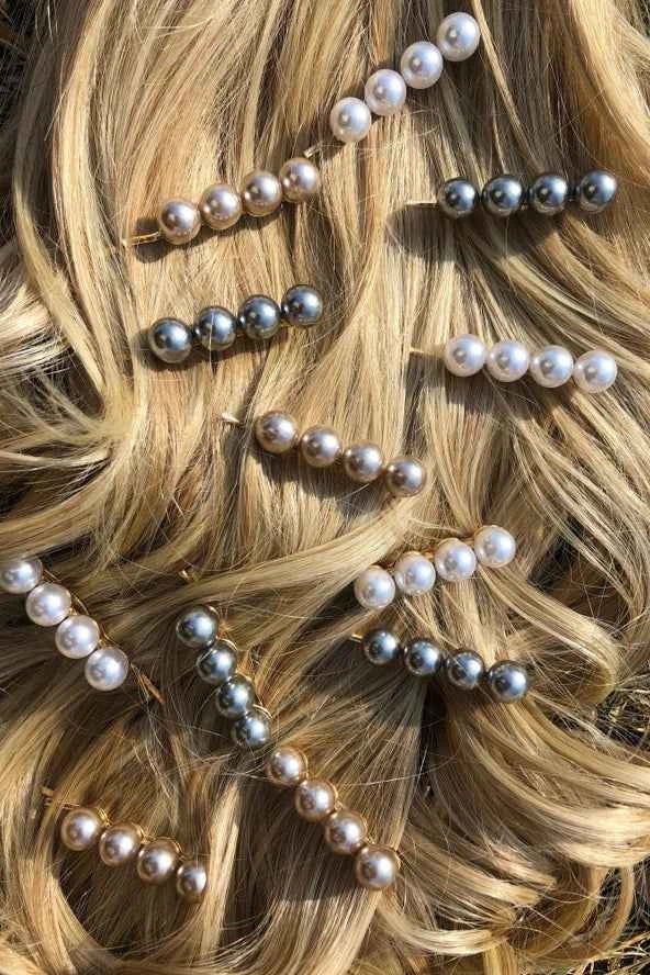 Pearls Bobby Pin 3-Piece Set