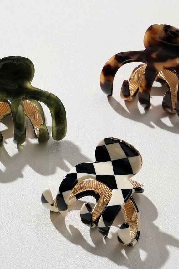 Jade Vintage | Small Octopus Metal Claw Clip