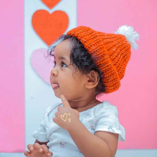 Classic Hearts Temporary Tattoo Pack