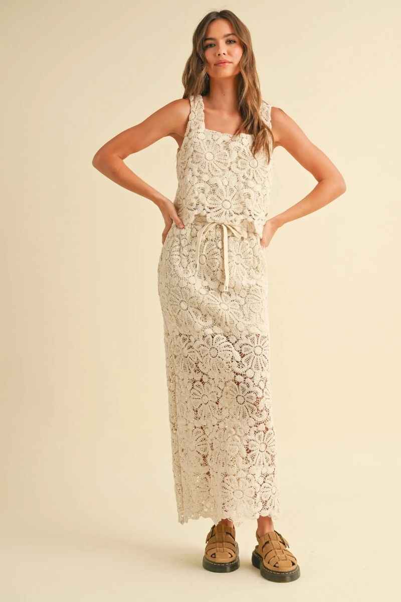 Crochet Knitted Skirt