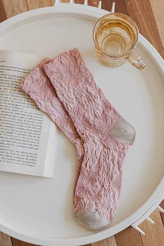 Bouquet Flower Crew Sock