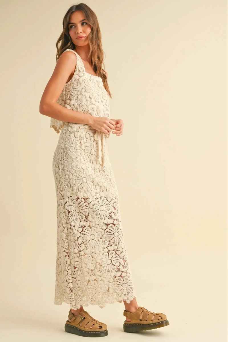 Crochet Knitted Skirt