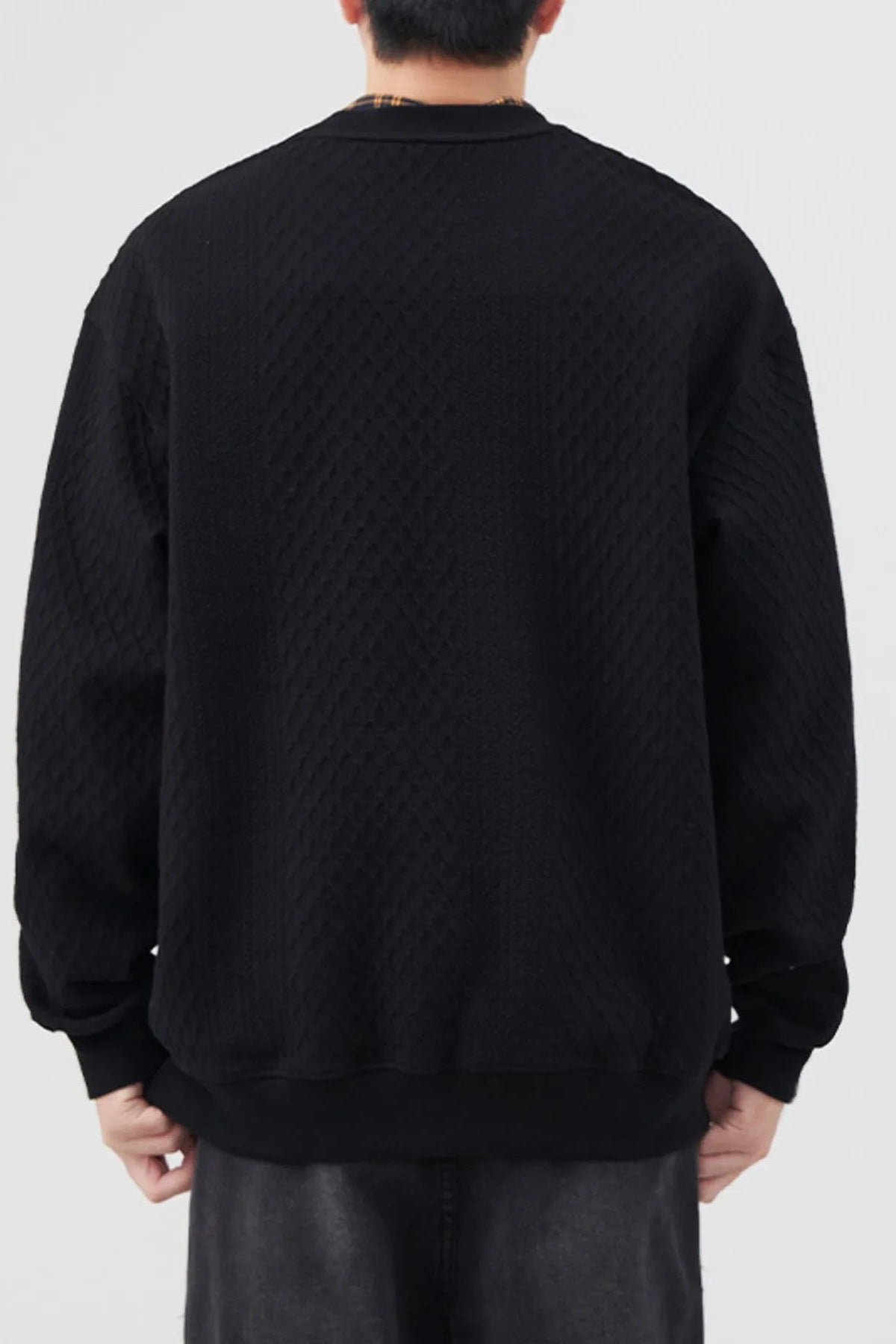 Men's Crew Neck Long Sleeve Sweatshirt - Love Classic 3