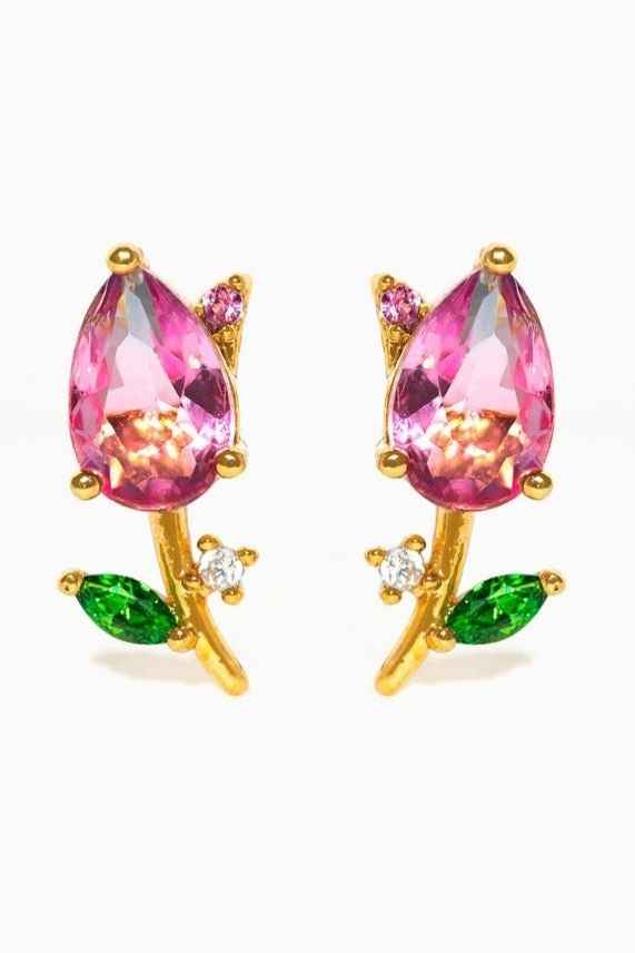 Blossoming Tulip Studs