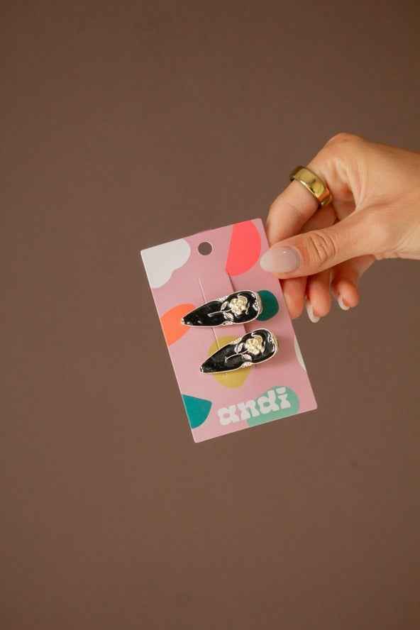 Moody Rose Clips 2-pack