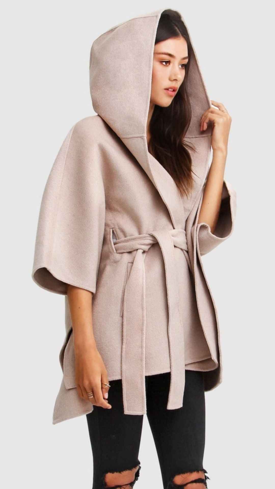 Jackson Landing Wool Blend Cape Coat