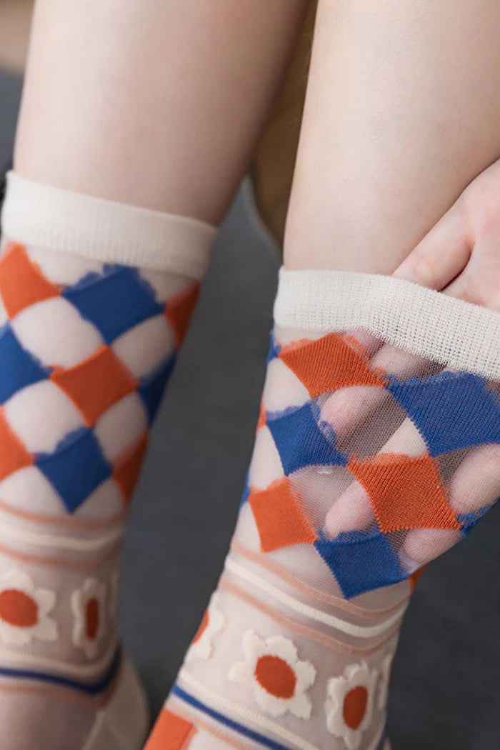 5-Pair Mesh Socks For Women