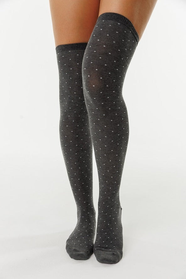 Long Polka Dot Socks - Love Classic