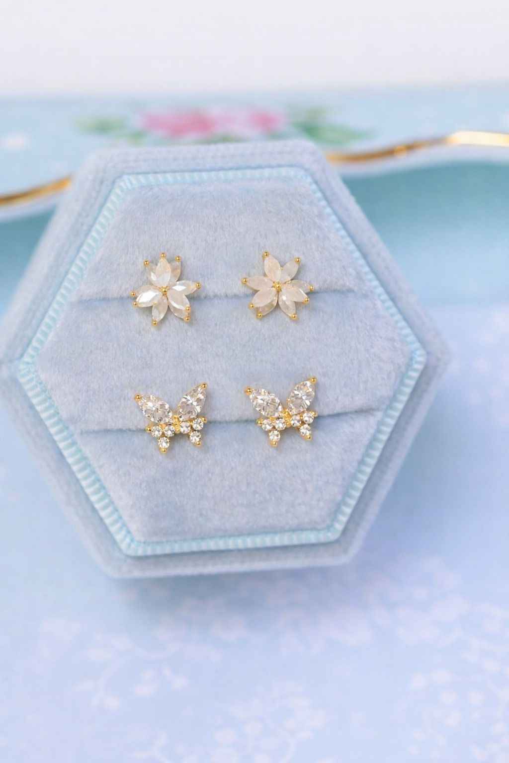 Remember Me Butterfly Studs