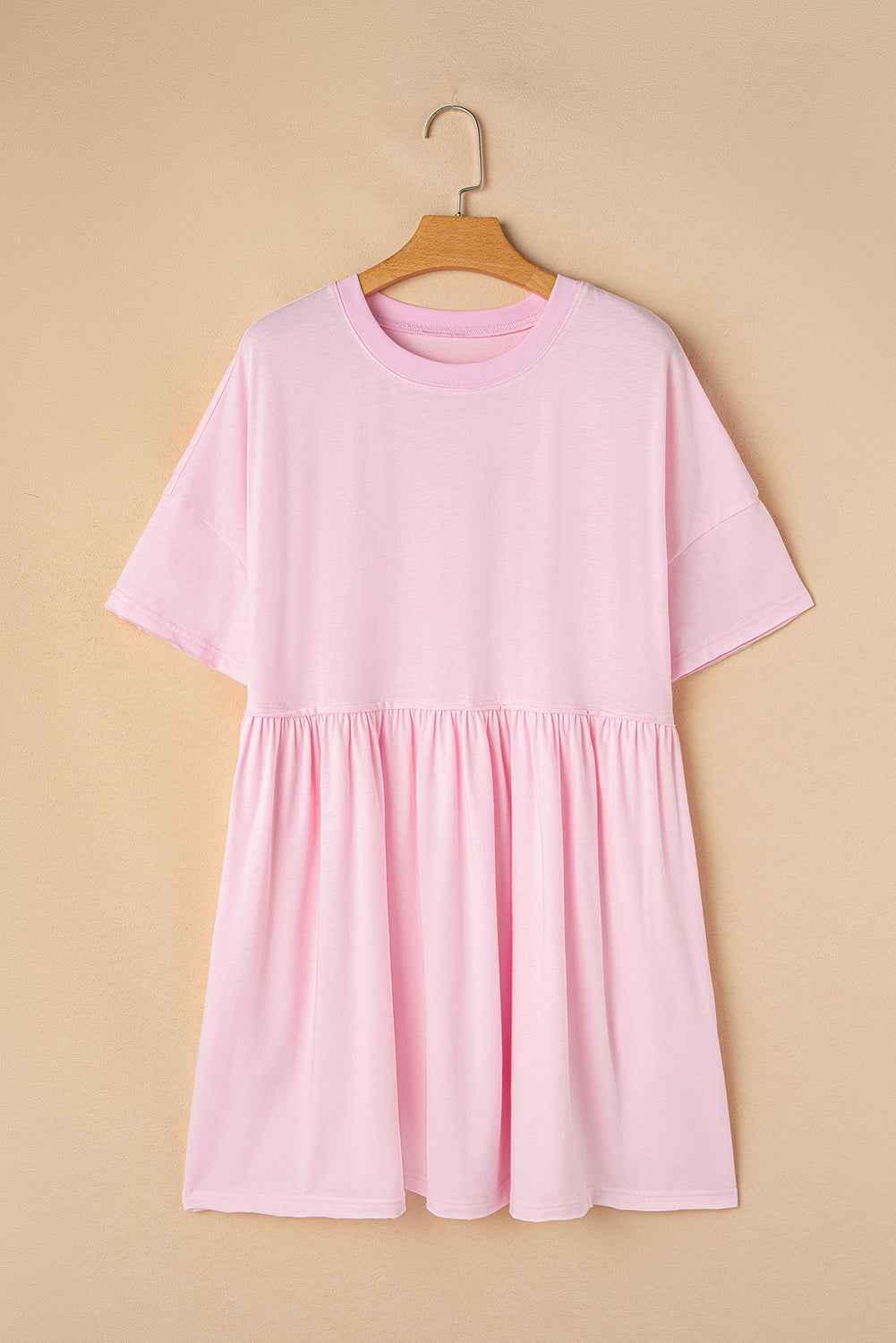 Blush Pink Voluptuous Mini Dress - Love Classic 6