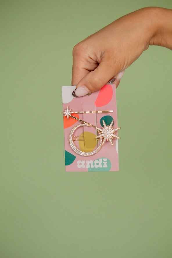 Moon & Stars Bobby Pin Pack