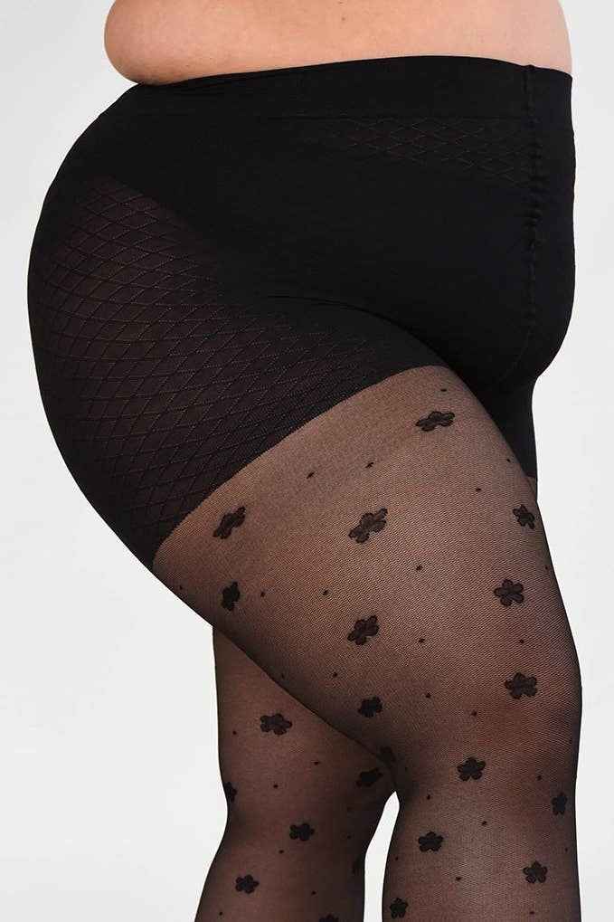 Daisy & Dot Pattern Tights