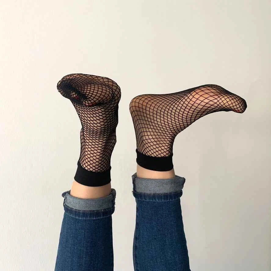 Fishnet Ankle Socks
