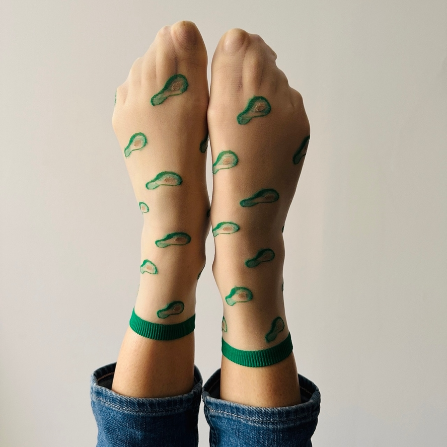 Avocados Fruit Socks