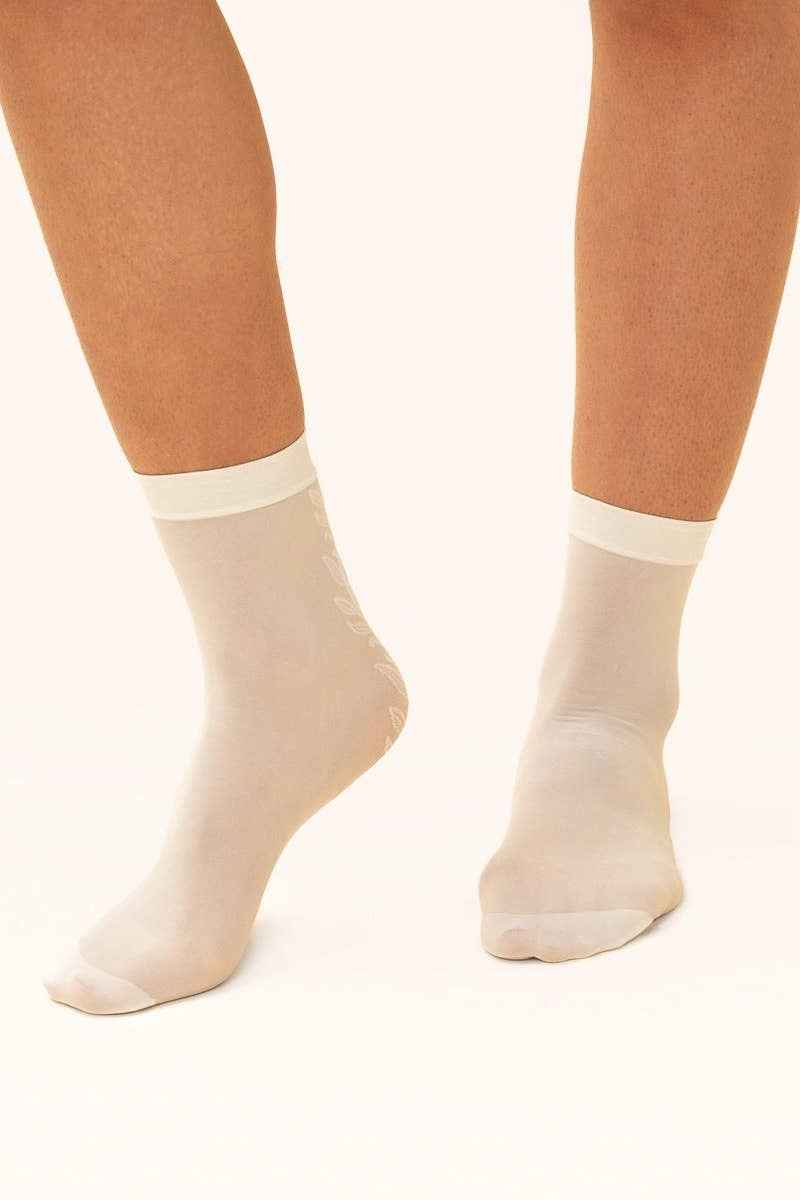 Vine Sheer Socks