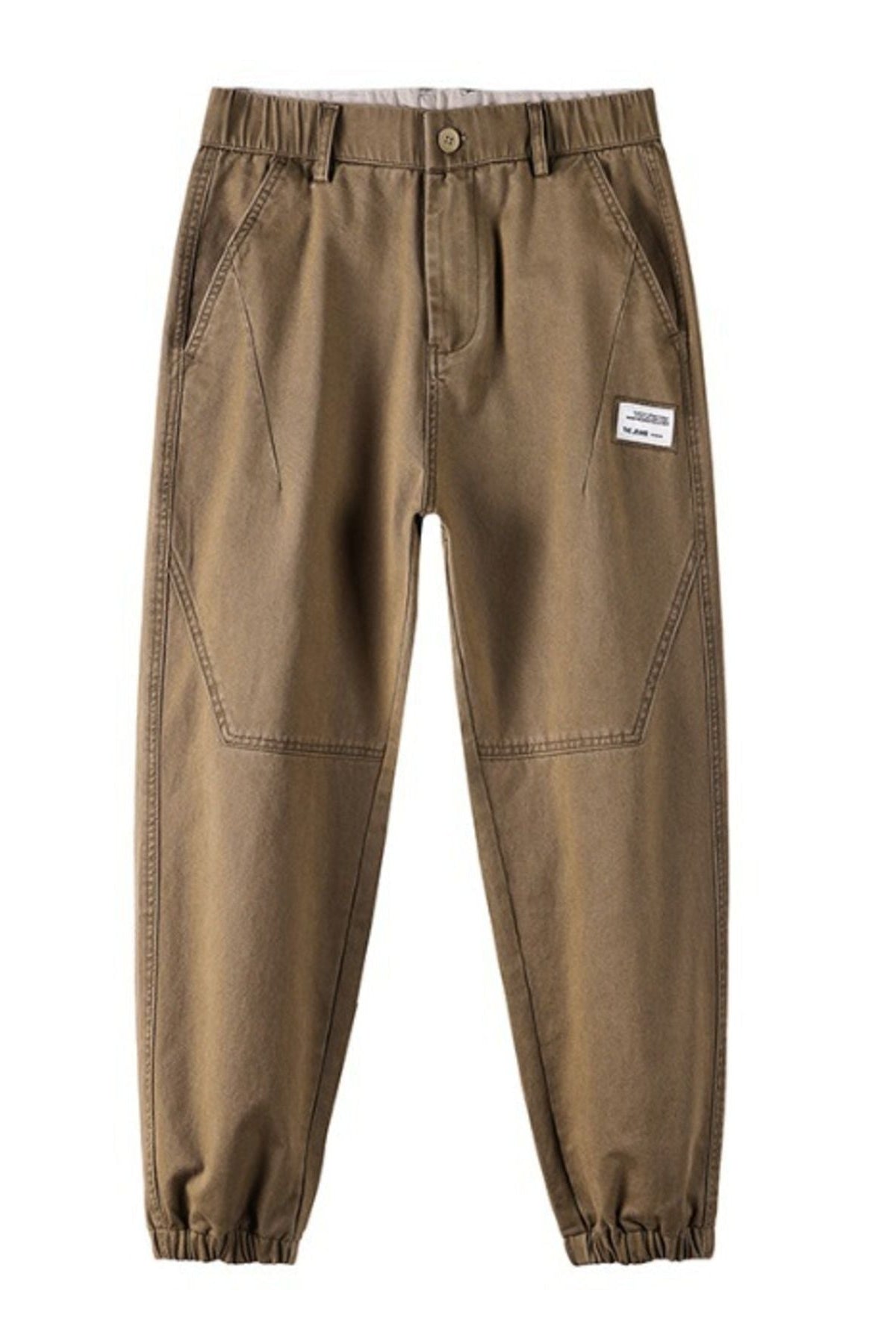 Loose Fit Drawstring Joggers Brown - Love Classic 2