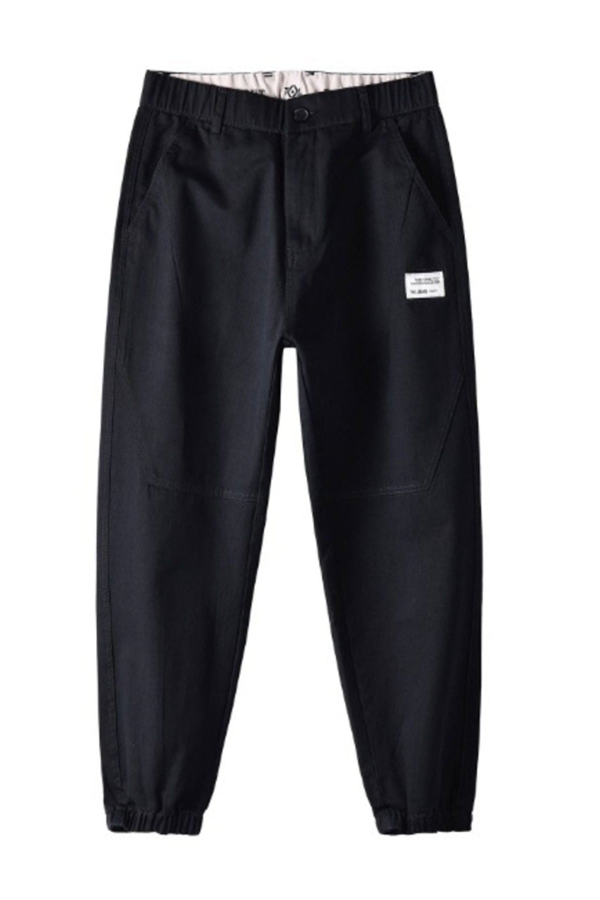 Loose Fit Drawstring Joggers Black - Love Classic 3