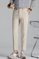 Men's Slim Fit Pants Apricot - Love Classic