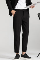 Men's Slim Fit Pants Black - Love Classic