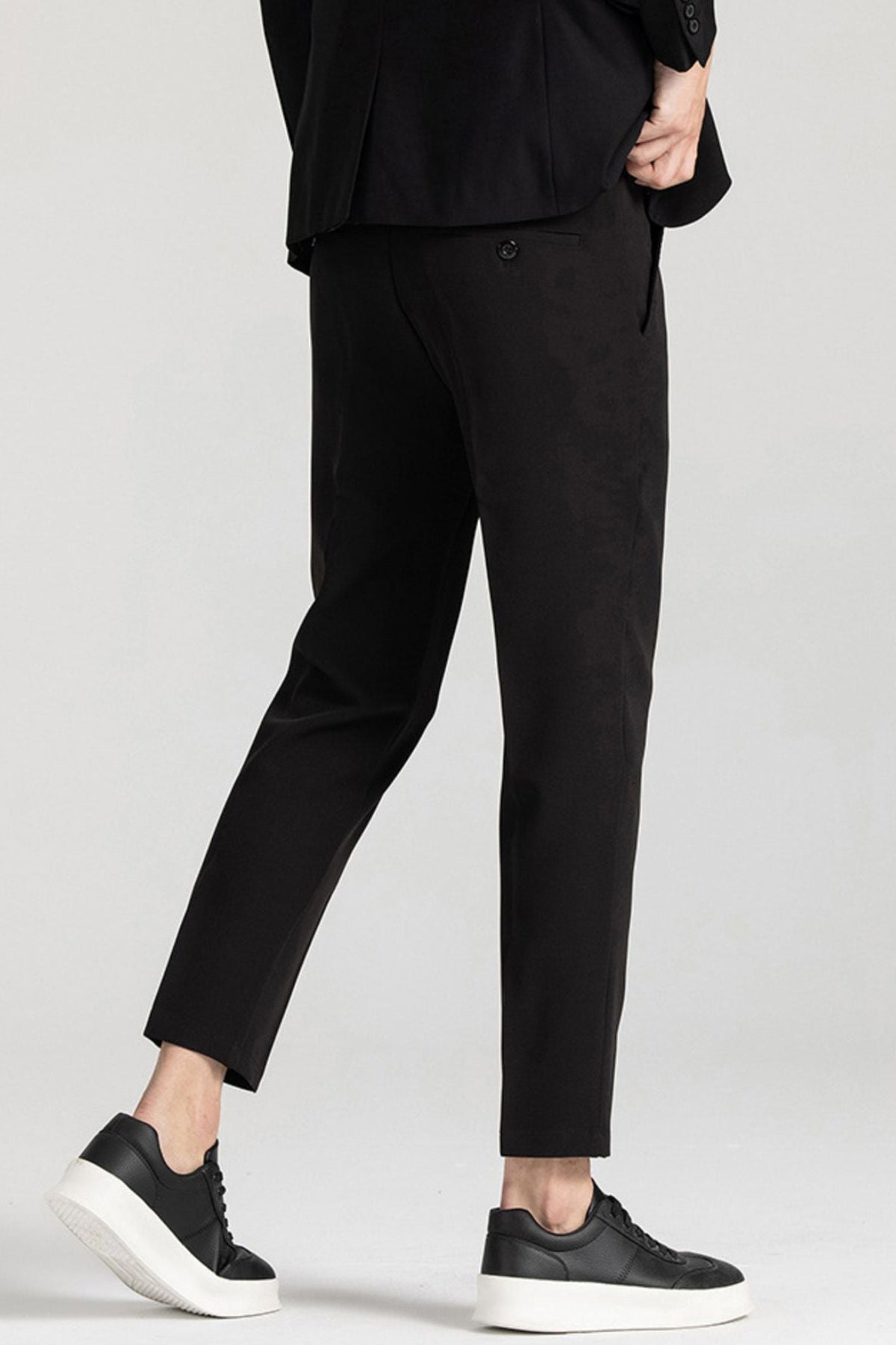 Men's Slim Fit Pants Black - Love Classic 2