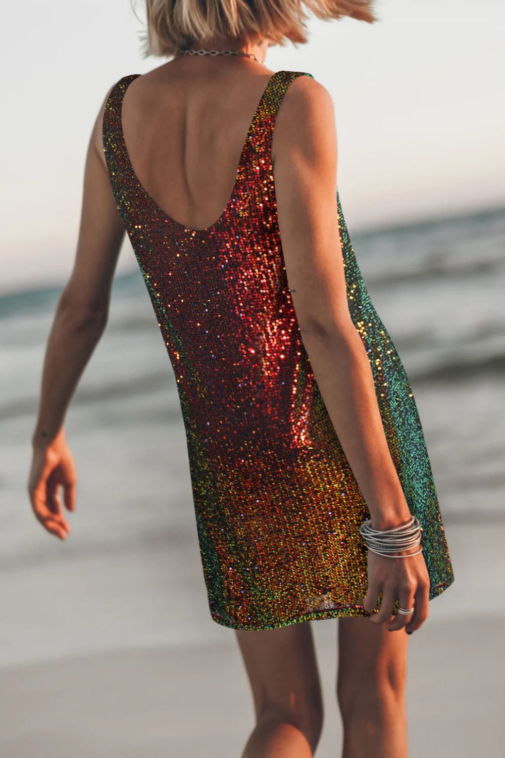 Sequin Mini Dress Multicolor - Love Classic 3