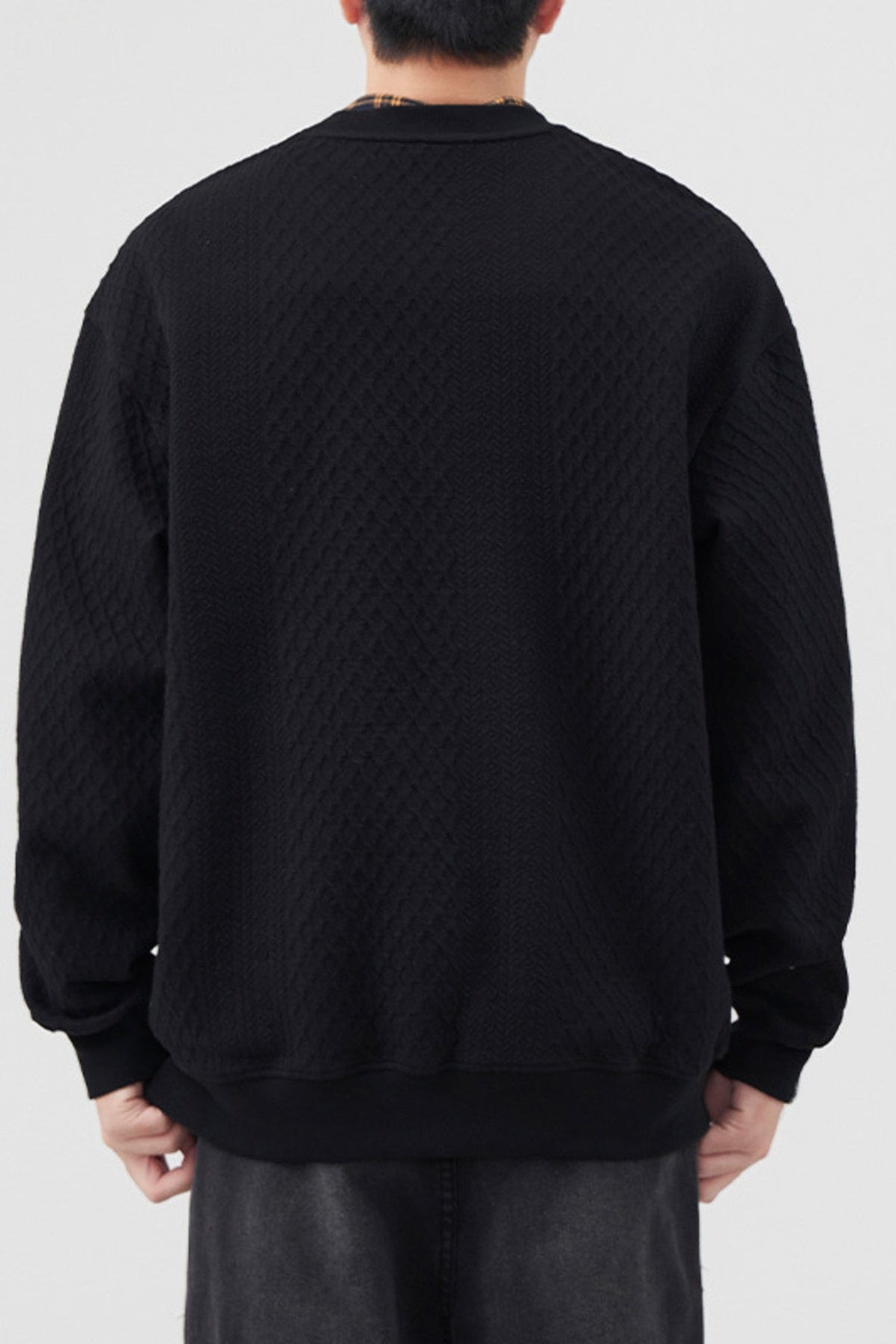 Men's Crew Neck Long Sleeve Sweatshirt - Love Classic 7