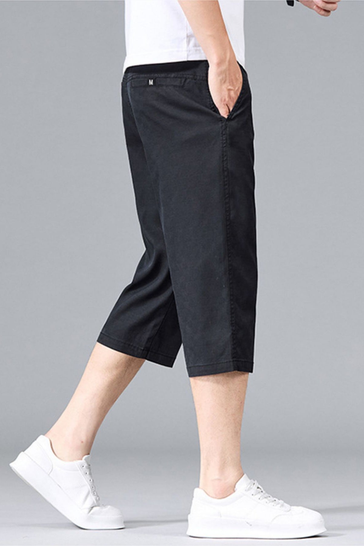 Men's Calf Length Shorts Black - Love Classic 3